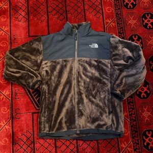 The North Face Girls Brown Osito Winter Fleece Jacket Size XL